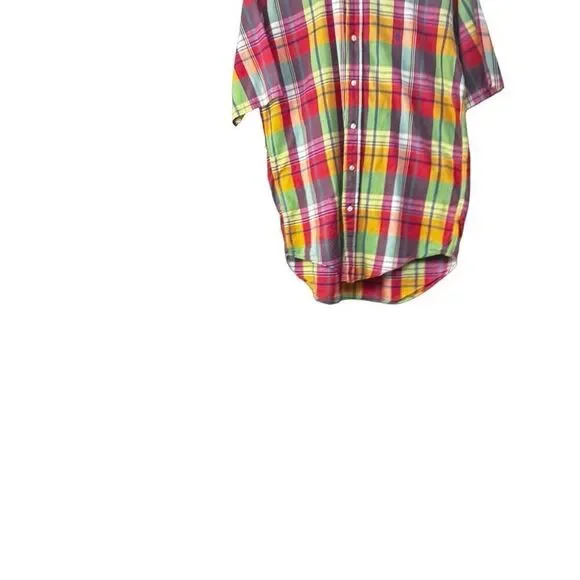 Ralph Lauren short sleeve plaid button down shirt size small - Picture 7 of 14